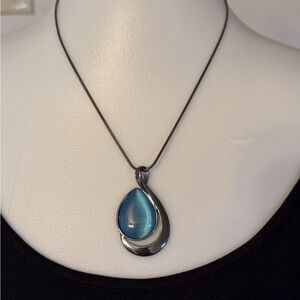 Lia Sophia Jewelry Deep Sea Necklace in Hematite 16" w/extension